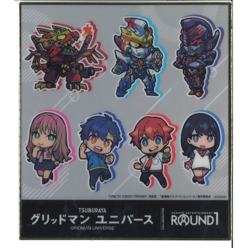 グリッドマン ユニバース × ROUND1 オリジナルクリア色紙 SD | K-BOOKS
