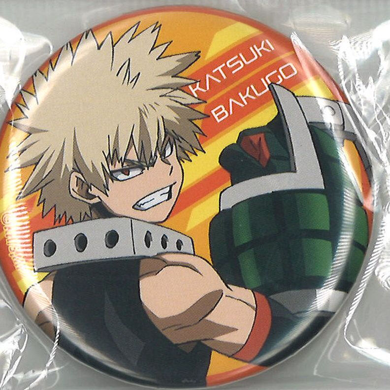 僕のヒーローアカデミア 缶バッジ 爆豪勝己 (振り向き) | K