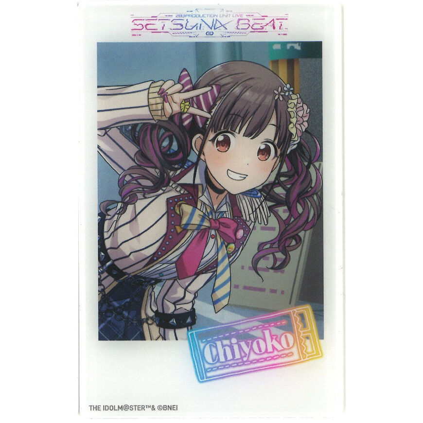 シャイニーカラーズ 園田智代子 アクリルカード SETSUNA BEAT 対 シャイニーカラーズ 園田智代子 アクリルカード SETSUNA BEAT 対