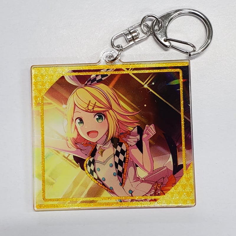 プロジェクトセカイ 鏡音リン グリッター アクリルキーホルダー