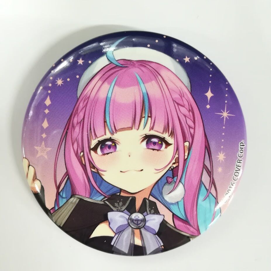 ホロライブ　湊あくあ　缶バッジ　ホロ伊豆ム original