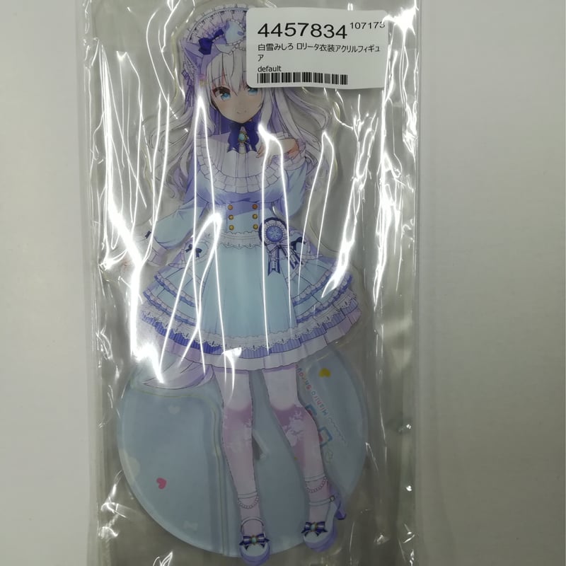 Vtuber のりプロ 白雪みしろ アクリルスタンド ロリータ衣装 | K-BOOKS 