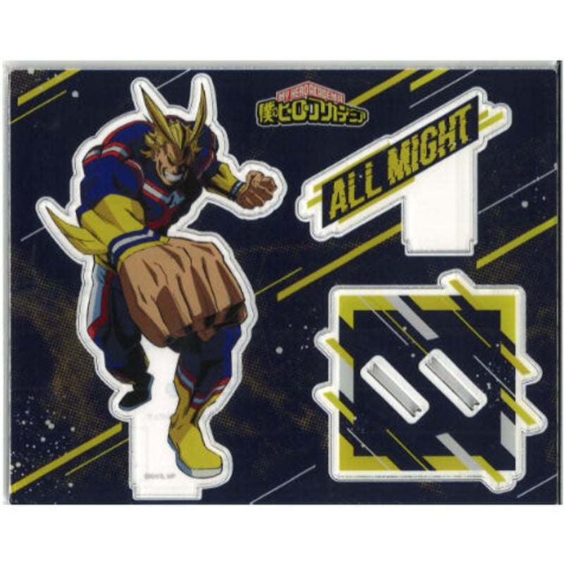 僕のヒーローアカデミア ヒロアカ 原画展 人気 オールマイト アクリル