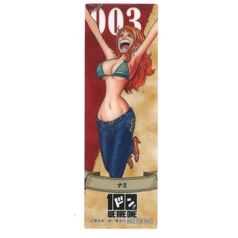 ONE PIECE 100巻おめでとう！フェア 特製クリアしおり ナミ | K-BOOKS