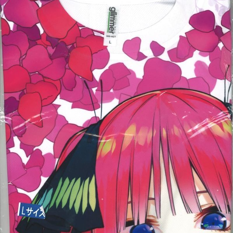 五等分の花嫁 フルグラフィックTシャツ 中野二乃 花嫁 ver.(Lサイズ 五等分の花嫁 フルグラフィックTシャツ 中野二乃 花嫁 ver.(Lサイズ