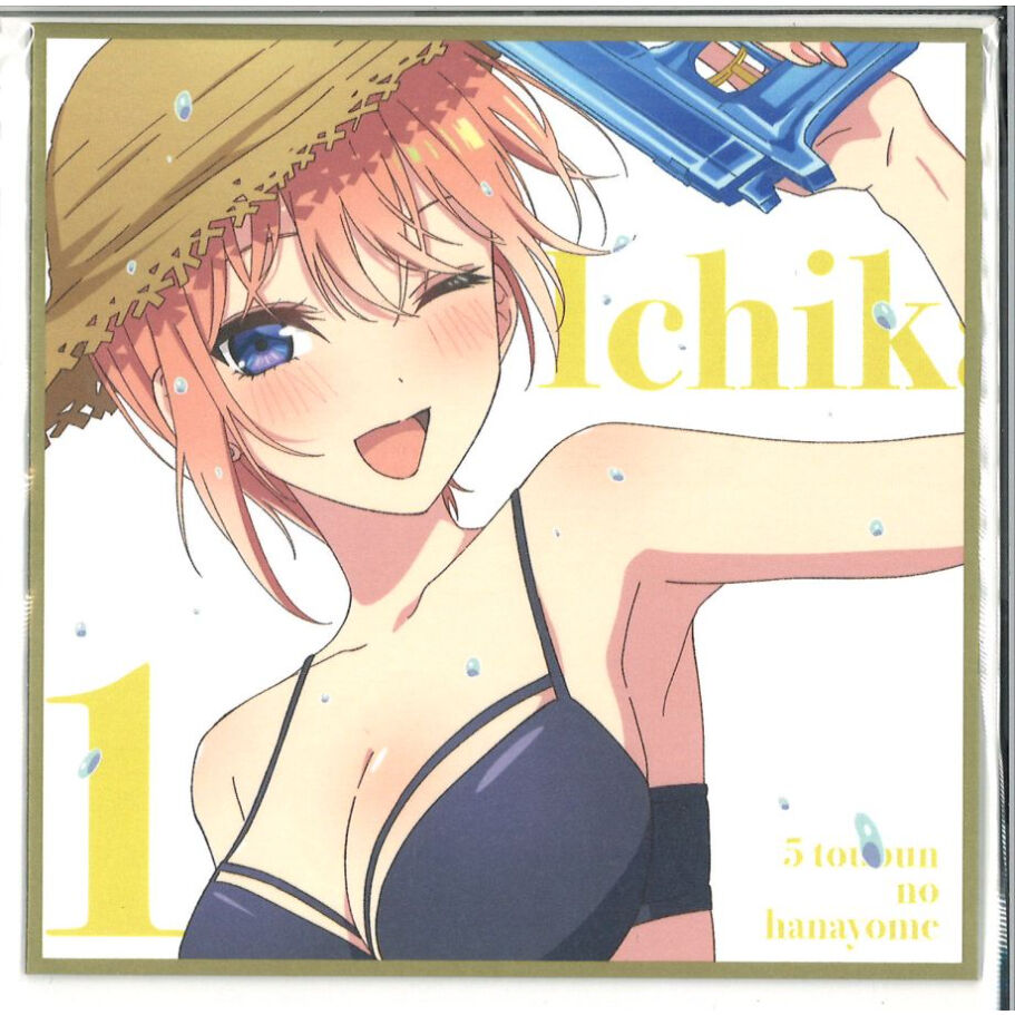 五等分の花嫁∽ 入場者特典 描きおろしイラストミニ色紙 水着ver 五等分の花嫁∽ 入場者特典 描きおろしイラストミニ色紙 水着ver