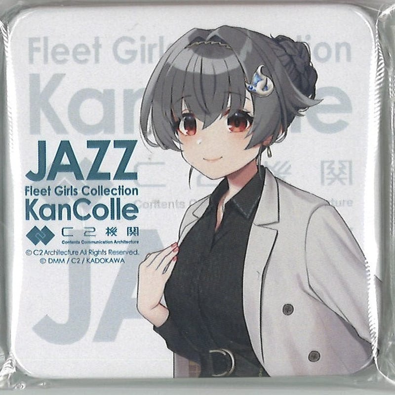 艦これ 迅鯨 JAZZ Spring Session スクエア缶バッジ | K-BOOKS 秋葉原