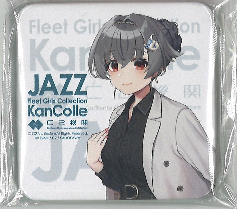 艦これ　迅鯨　JAZZ Spring Session　スクエア缶バッジ