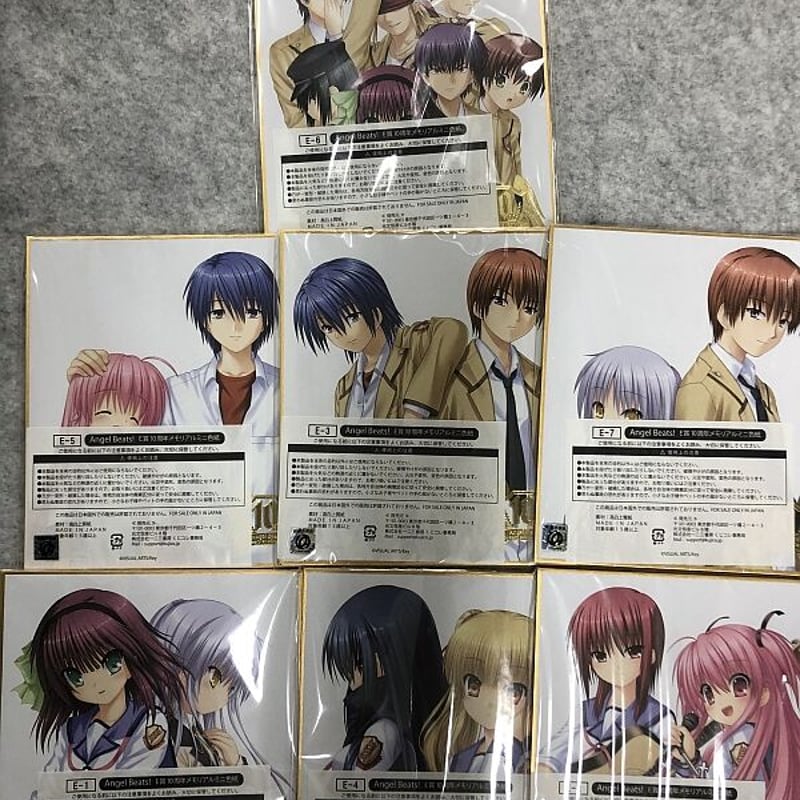 Angel Beats エンジェルビーツ 色紙 Angel Beats! グッズ Key