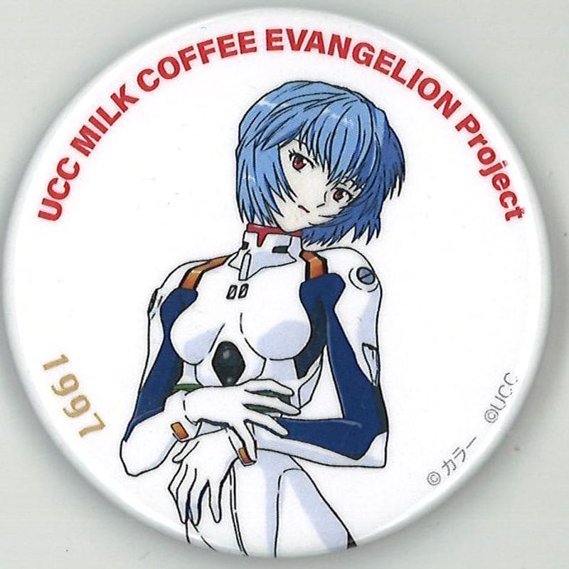 綾波 缶バッジ エヴァンゲリオン エヴァンゲリオン描きおろし 綾波レイ65mm缶バッジ制服Ver.（COSPA