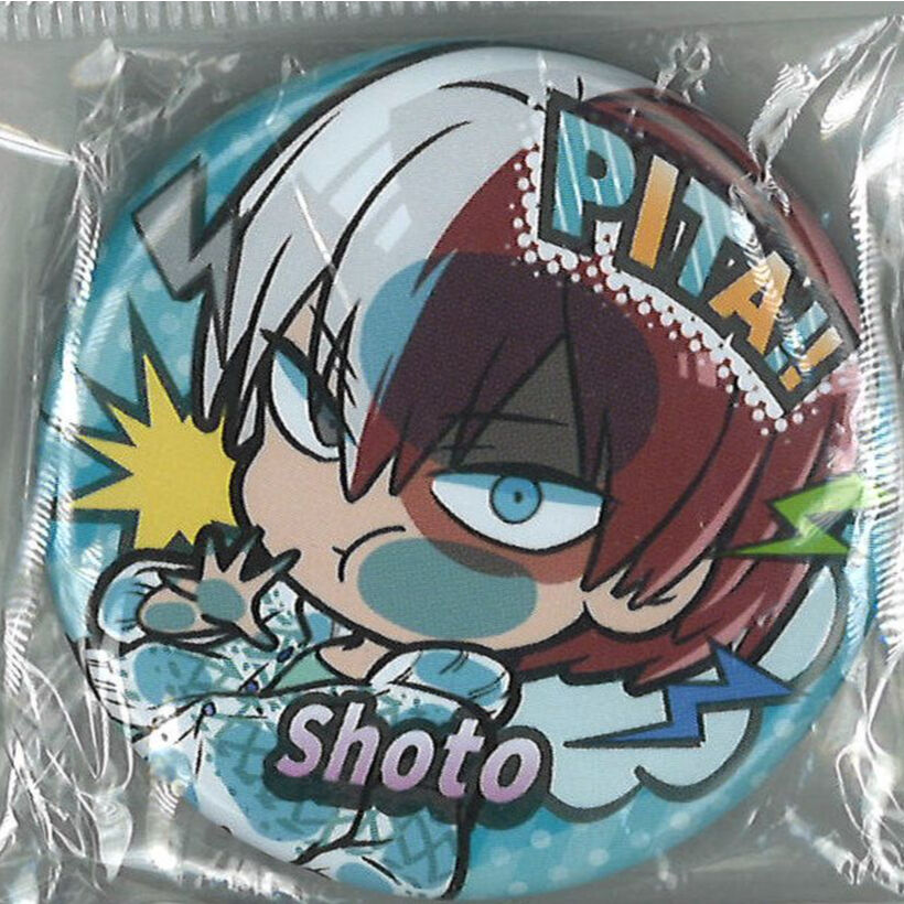僕のヒーローアカデミア ヒロアカ ヒーロープラザ 轟焦凍 缶バッジ 痛