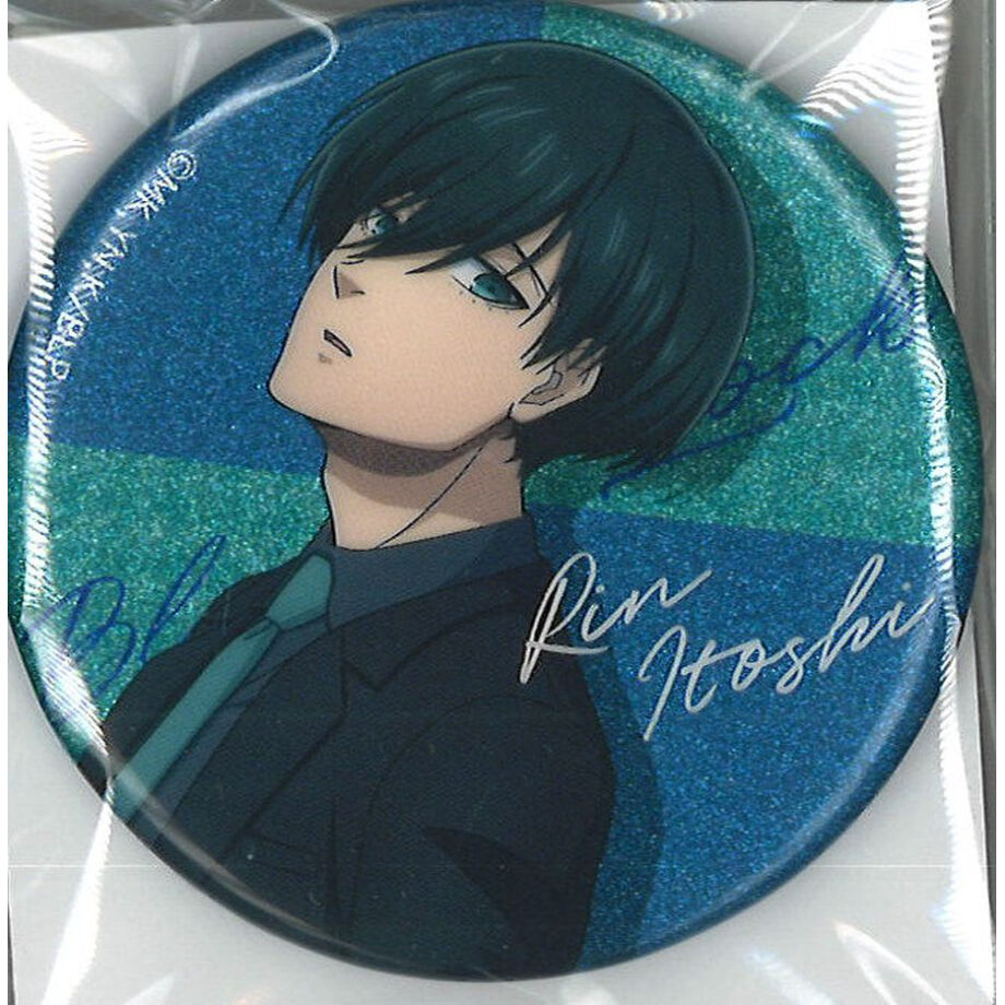 ブルーロック ブルロ AnimeJapan グリッター 缶バッジ 糸師 凛 ブルーロック ブルロ AnimeJapan グリッター 缶バッジ 糸師 凛 ブルー