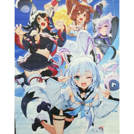 C104 ACCELSATO ホロライブ AZKi 等身大タペストリー