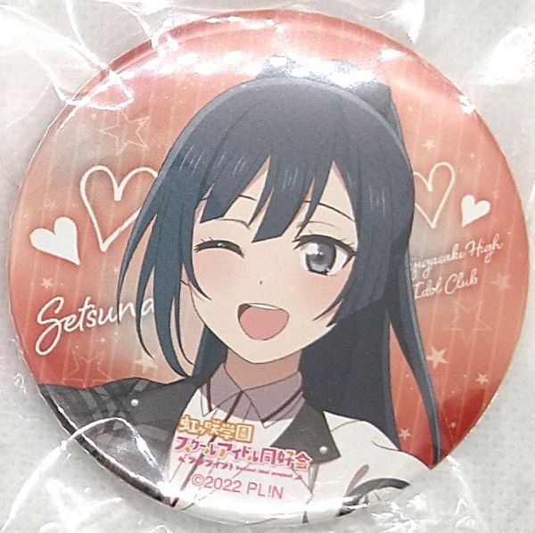 ラブライブ 虹ヶ咲 6th 缶バッジ 優木せつ菜 ラブライブ！虹ヶ咲学園スクールアイドル同好会 6th Live! I love You