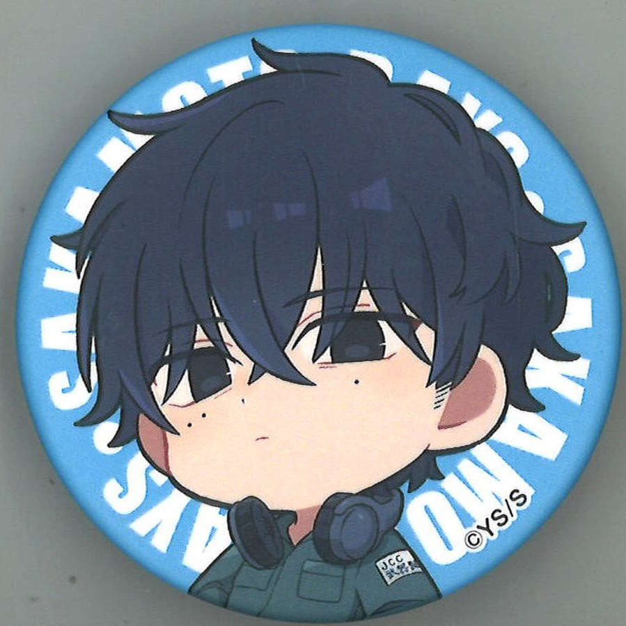 SAKAMOTO DAYS×TOWER RECORDS CAFE ミニキャラver. 缶バッ SAKAMOTO DAYS×TOWER RECORDS CAFE ミニキャラver. 缶バッ
