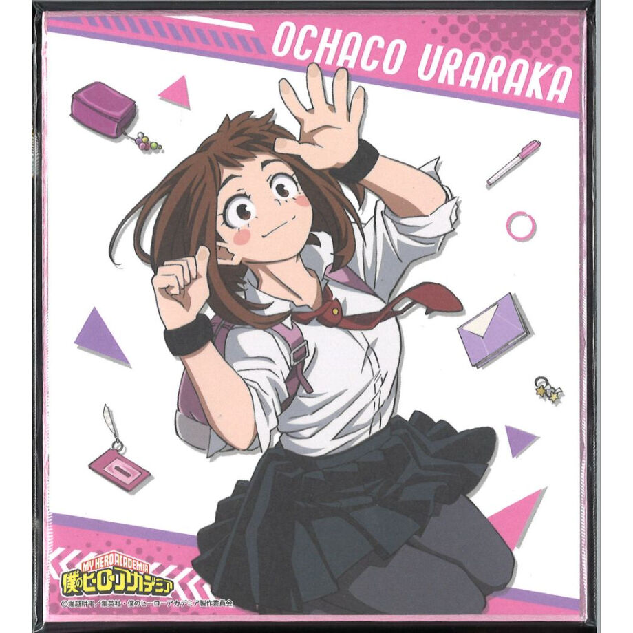 僕のヒーローアカデミア ミニ色紙 麗日お茶子（制服） | K-BOOKS 秋葉原