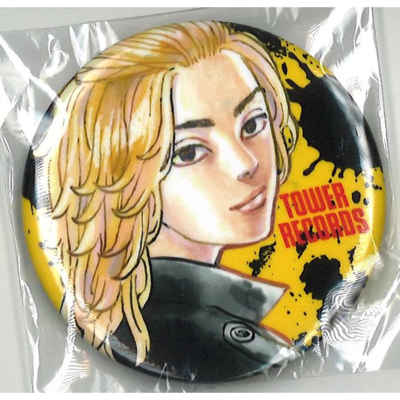 佐野万次郎 東京リベンジャーズ 原画展 缶バッジ 東京卍リベンジャーズ 初原画展 ～渋谷 黄塔 決起集会
