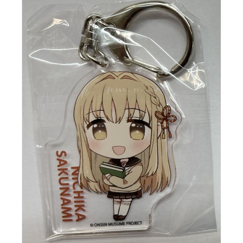 温泉むすめ 作並温泉案内所限定コラボ 作並日果アクリルキーホルダー