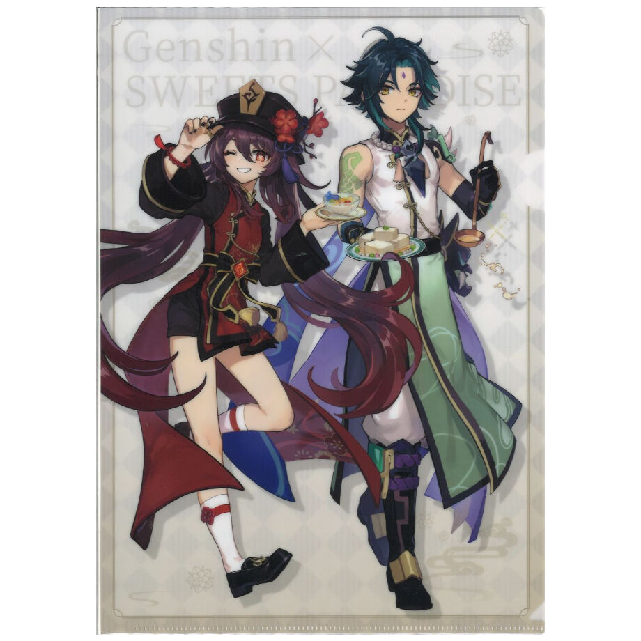 原神 スイパラコラボ クリアファイル 魈＆胡桃 | K-BOOKS 秋葉原