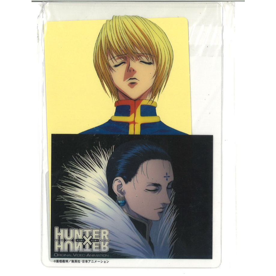 HUNTER×HUNTER クリアポストカード クラピカ&クロロ=ルシルフル | K HUNTER×HUNTER クリアポストカード クラピカ&クロロ=ルシルフル | K