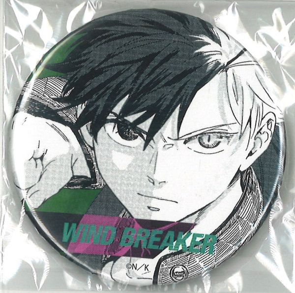001 桜遥 WIND BREAKER ジュエリー缶バッジ 原作絵 WIND BREAKER 原作イラスト 缶バッジ （約65mm） 桜遥 | K-BOOKS