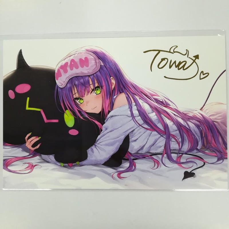 ホロライブ 常闇トワ ポストカード(複製サイン)誕生日記念2021 ホロライブ 常闇トワ ポストカード(複製サイン)誕生日記念2021