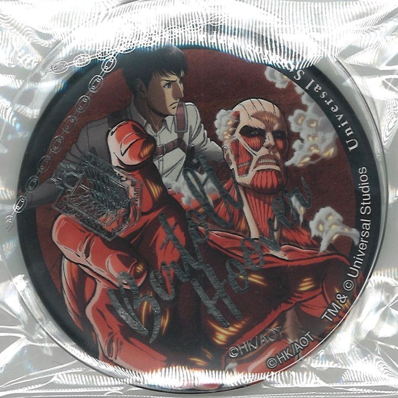 進撃の巨人 ベルトルト 缶バッジ 進撃の巨人 attack fes 缶バッジ