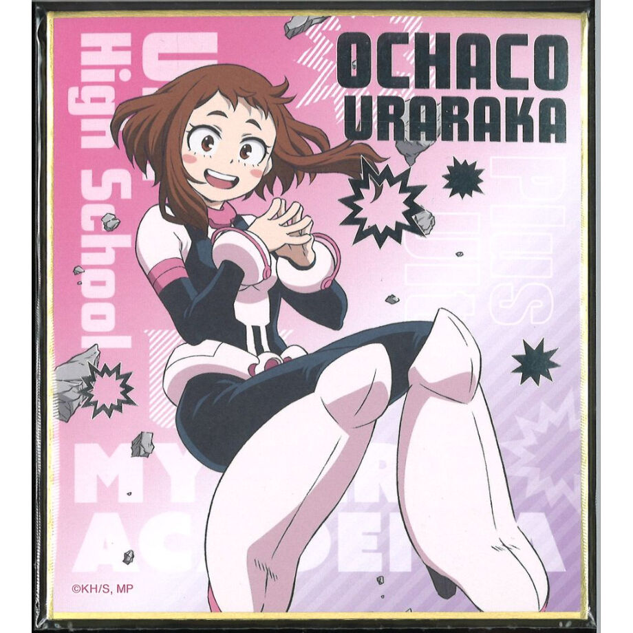 僕のヒーローアカデミア ミニ色紙 麗日お茶子（ヒーロースーツ） | K