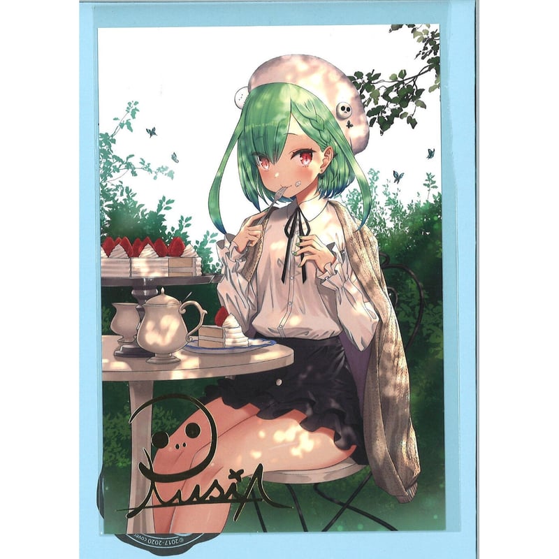 ポストカードのみ　潤羽るしあ　直筆サイン入りポストカード 潤羽るしあ ポストカード 1周年記念 直筆サイン入り ホロライブ 潤羽