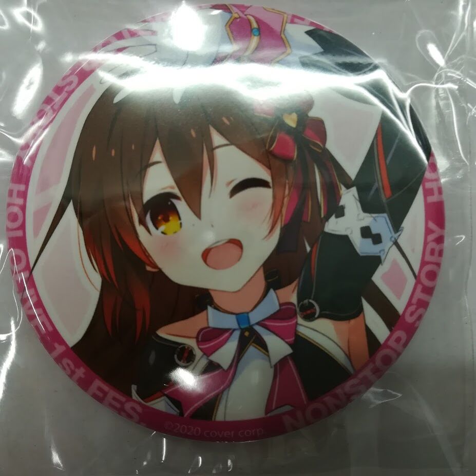 【希少】ホロライブ ロボ子さん 直筆サイン C96 缶バッジ コミックマーケット 希少】ホロライブ ロボ子さん 直筆サイン C96 缶バッジ