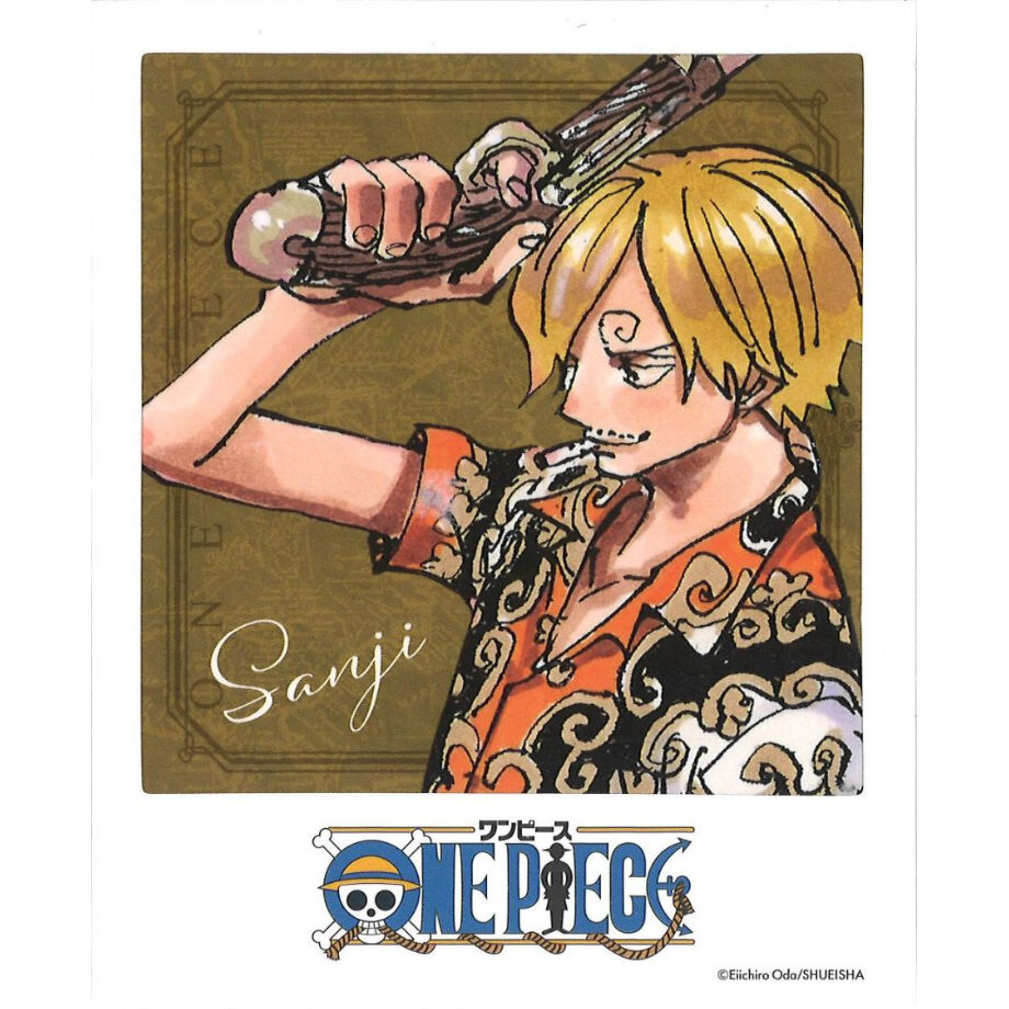 ONE PIECE フォトカード＆ステッカーコレクション 第1弾 サンジ | K