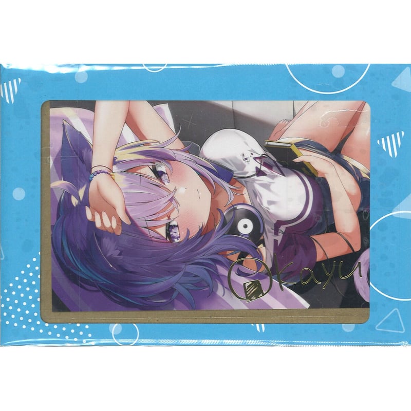 ホロライブ 猫又おかゆ 複製サイン入り ポストカード 活動3周年記念