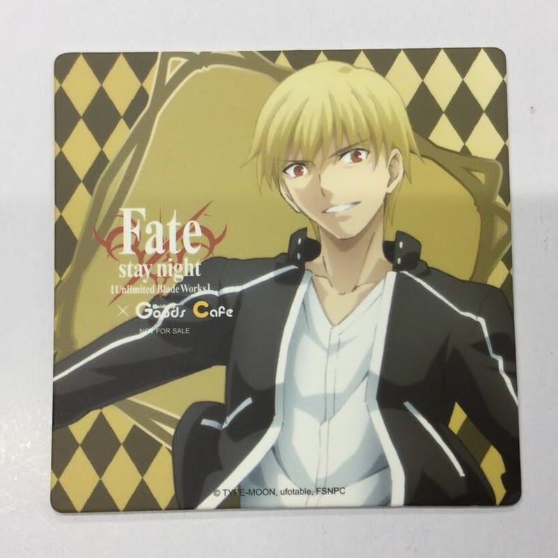 Fate ufotable ギルガメッシュ ポストカード コースター Fate ギルガメッシュ ufotable ポストカード コースター 【公式