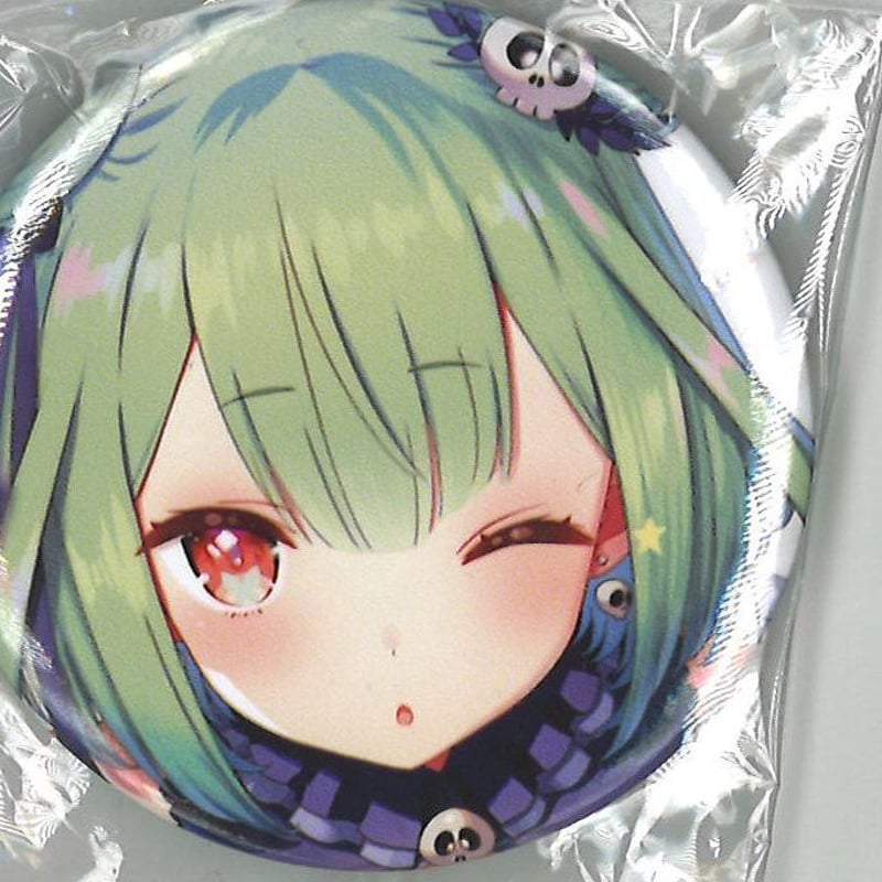 紙切ればさみ（やすゆき先生）】”ホロライブ”潤羽るしあ缶バッチ | K 