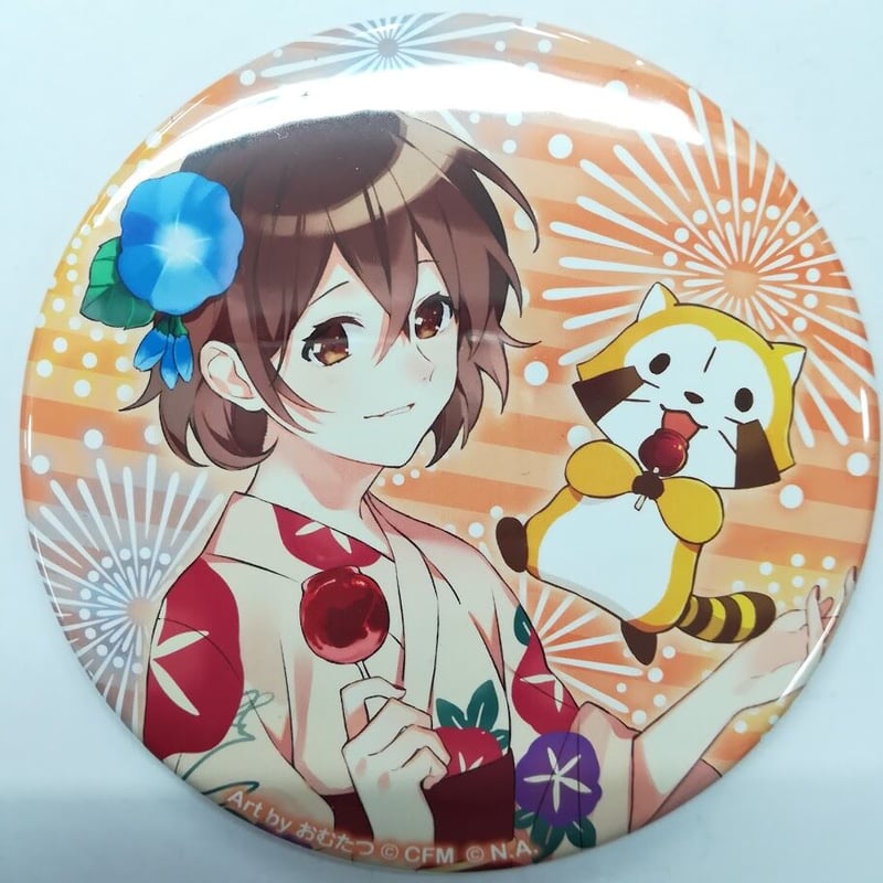 ボーカロイド MEIKO 浴衣衣装(等身) おむたつ先生 缶バッジ ラスカル 