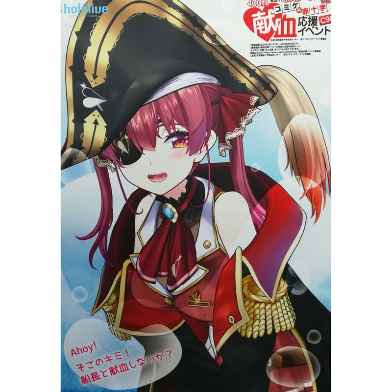 ホロライブ 宝鐘マリン 献血タペストリー | K-BOOKS 秋葉原