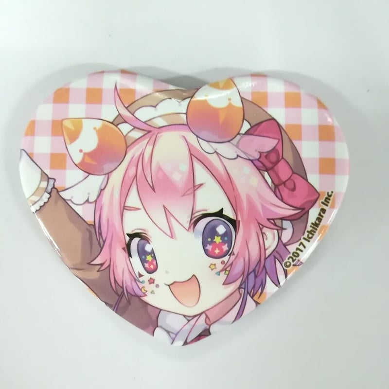 にじさんじバレンタイン2019 ハート型缶バッジ Bセット にじさんじ 宇志海いちご ハート型缶バッジ バレンタイン2019