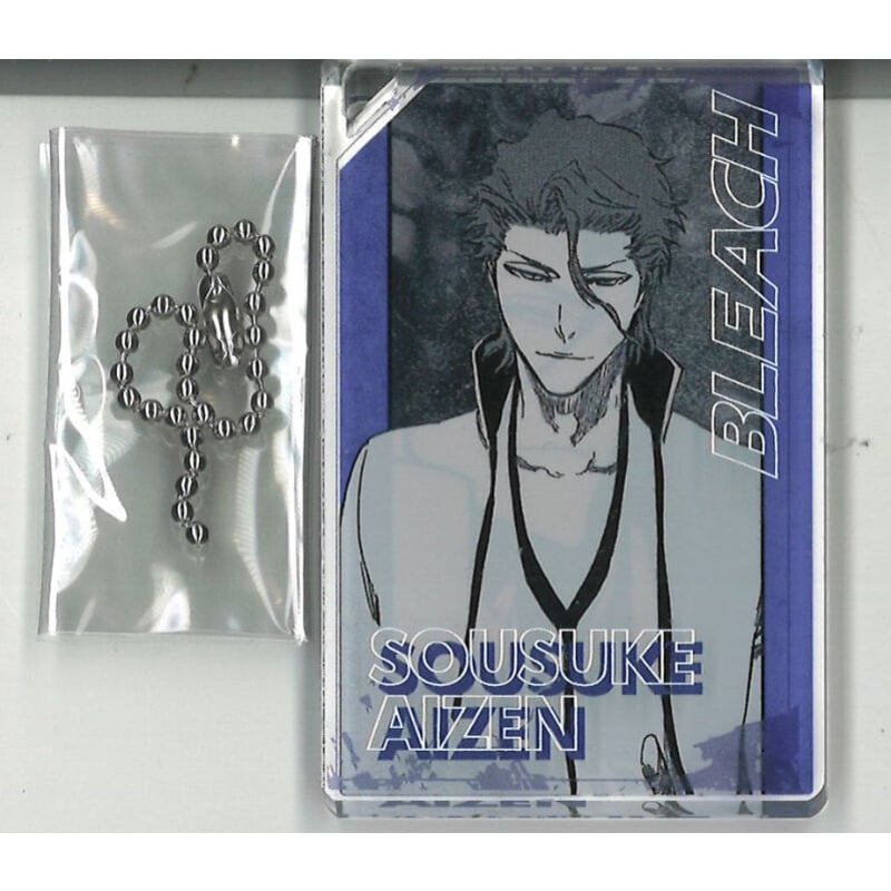 BLEACH 藍染惣右介 ドミノ風アクリルキーホルダー BLEACH ドミノ風アクリルキーホルダーコレクション 藍染惣右介