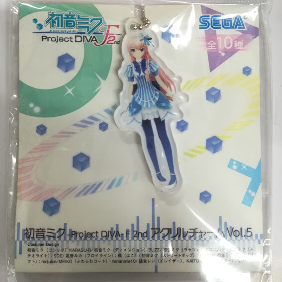 ボーカロイド 巡音ルカ アクリルチャーム 初音ミク-Project DIVA