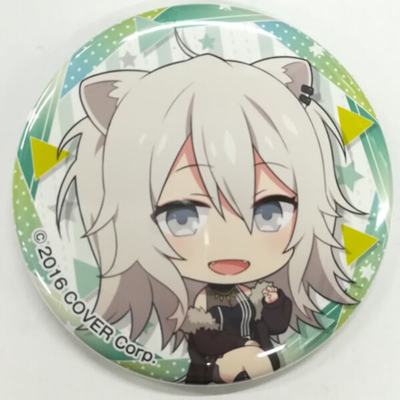 セットの一部）ホロライブ 獅白ぼたん デフォルメ缶バッジ
