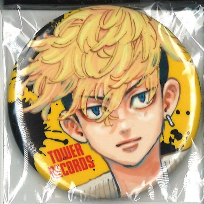 東京卍リベンジャーズ初原画展】松野千冬 缶バッジ 東京卍リベンジャー