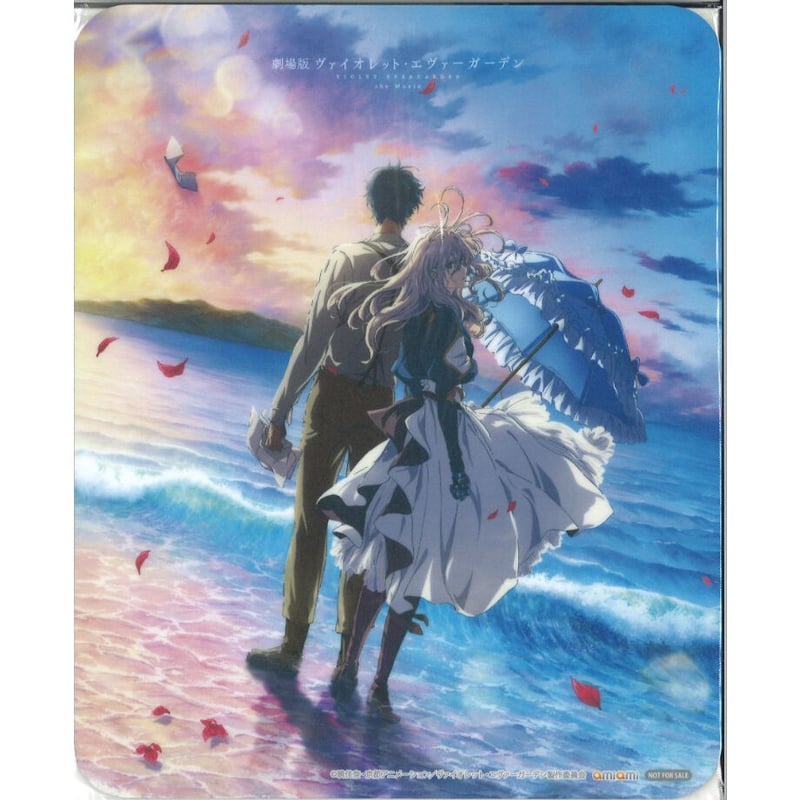 1/8 ヴァイオレット 全身サイズ　マウスパット＆サイン入り画集付き 劇場版 ヴァイオレット・エヴァーガーデン Blu-ray & DVD