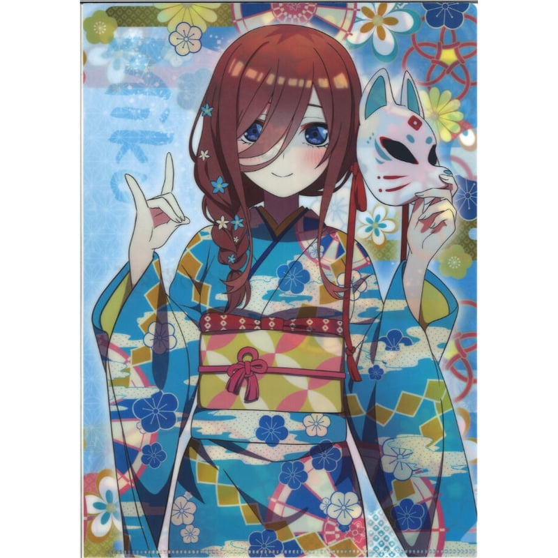 五等分の花嫁∬POP UP STORE in 東急ハンズ 和遊び A4クリアファイル