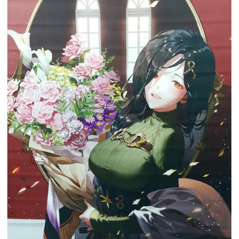 にじさんじ 白雪巴 誕生日グッズ2021 タペストリー | K-BOOKS 秋葉原