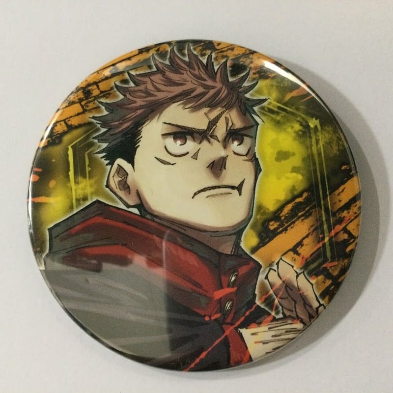 呪術廻戦　コレクション　缶バッジ　第３弾　虎杖悠仁　赤背景　97個 呪術廻戦 虎杖悠仁 正面 コレクション缶バッジ 第3弾 | K-BOOKS 秋葉原