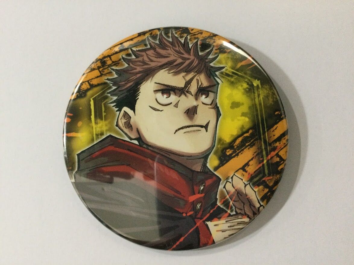 呪術廻戦 虎杖悠仁 正面 コレクション缶バッジ 第3弾 | K-BOOKS 秋葉原