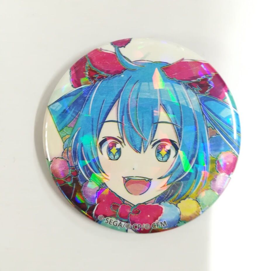 プロジェクトセカイ 初音ミク (顔アップ) Ani-Art ホログラム 缶バッジ