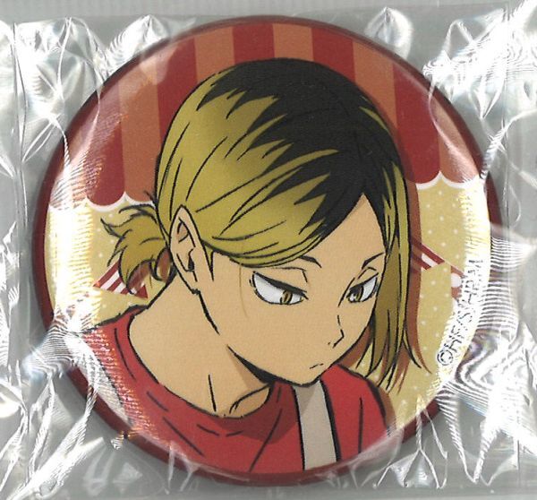 ハイキュー!! 缶バッジ 孤爪研磨 (髪結び) | K-BOOKS 秋葉原