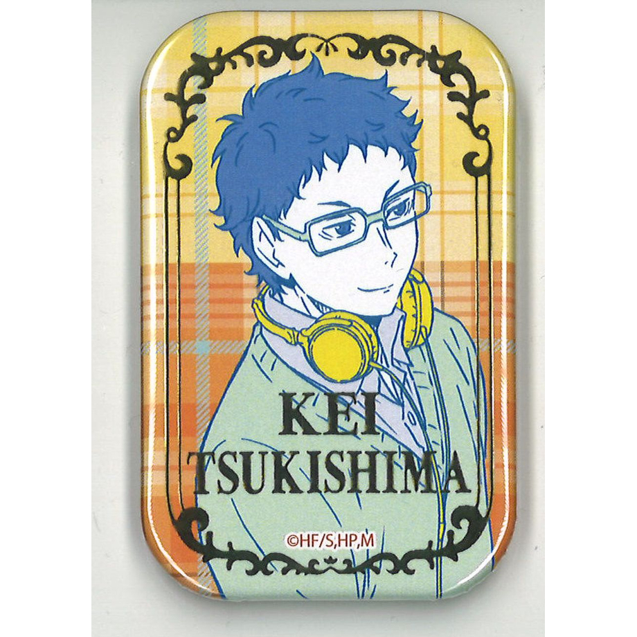 ハイキュー!! セブンネットスクエア缶バッジ 月島蛍 | K-BOOKS 秋葉原
