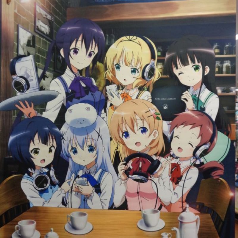 ご注文はうさぎですか？ B2タペストリー ヘッドフォン「SE-MHR5